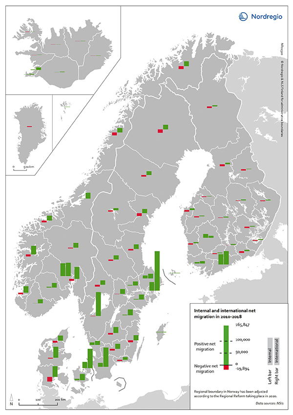 Figure 3.5 is a map and a visualization based on the text