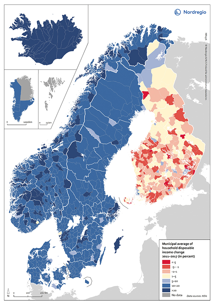 Figure 7.3 is a map and a visualization based on the text