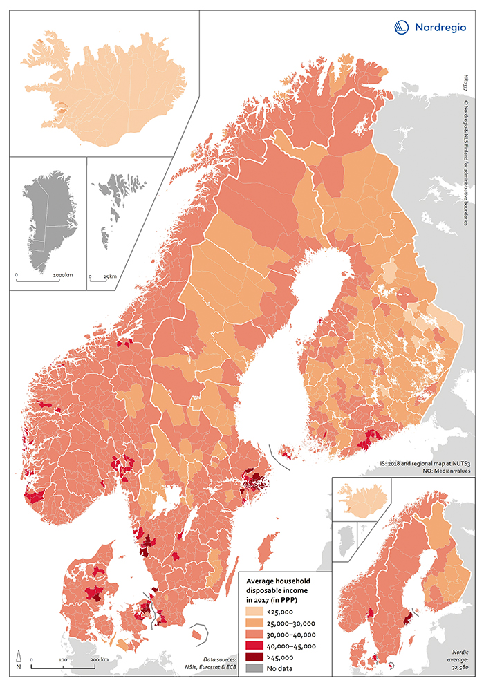 Figure 7.4 is a map and a visualization based on the text