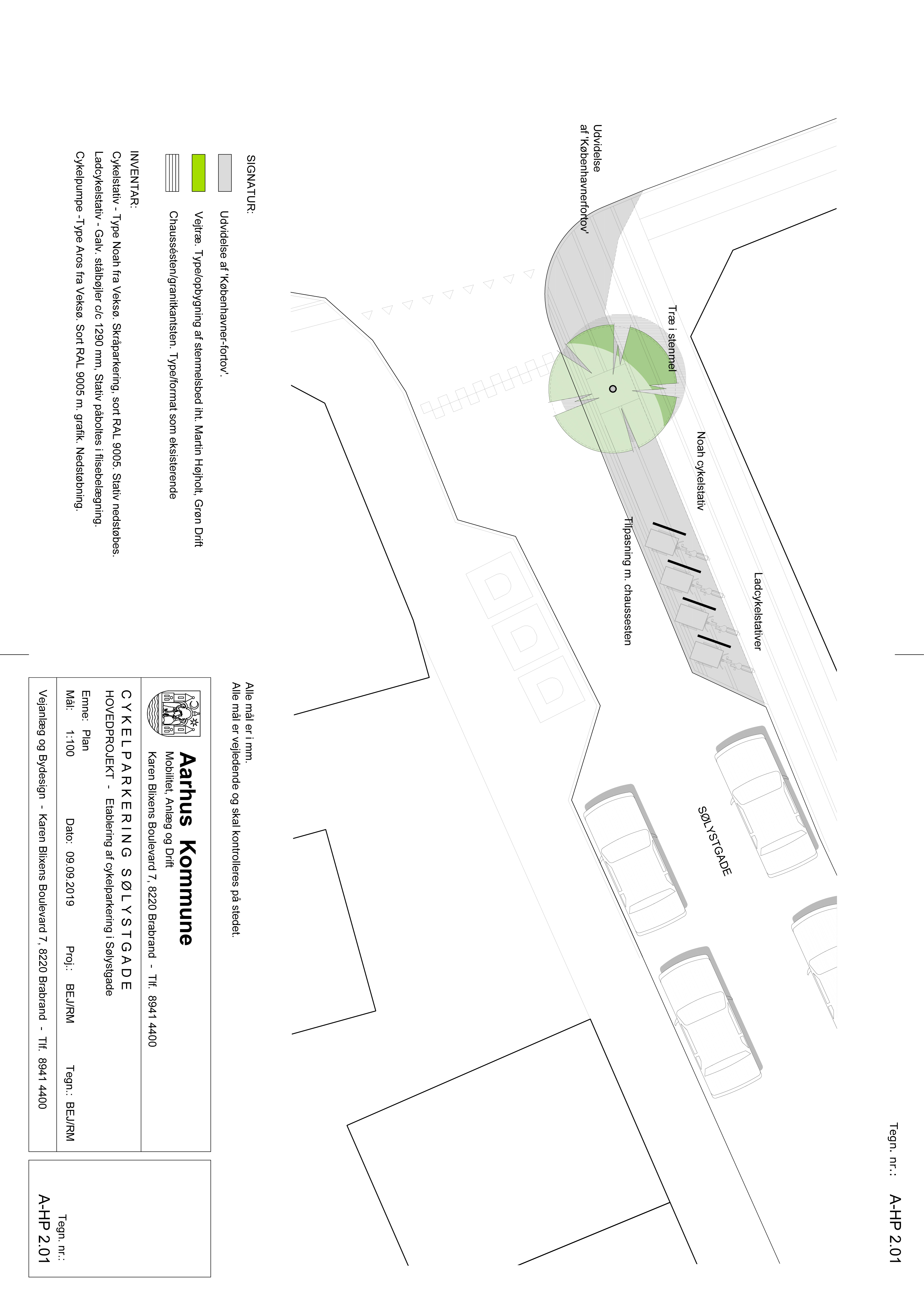 A sketch of the Aarhus Mobility Spot plan.
