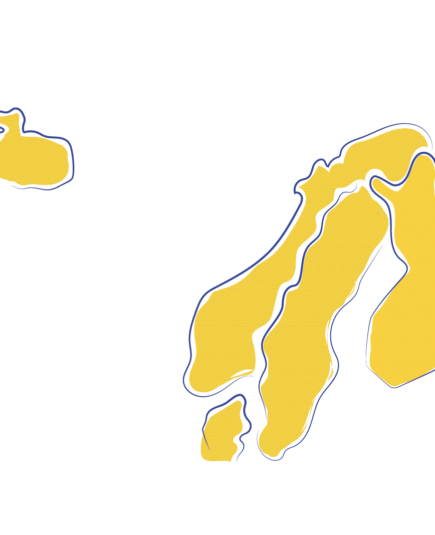 map of scandinavia