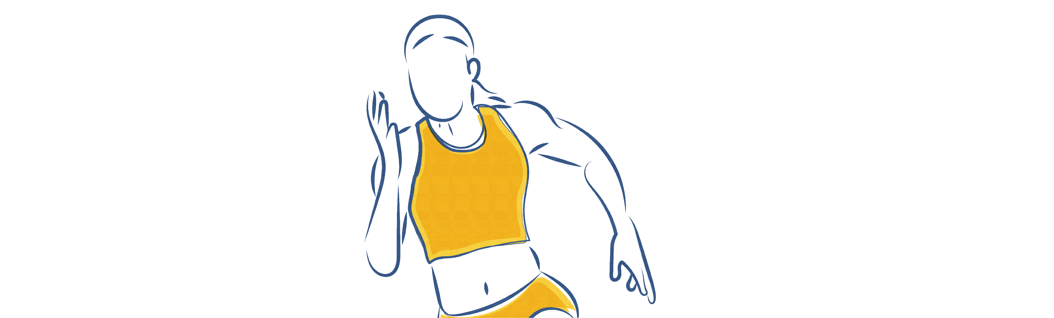 woman running