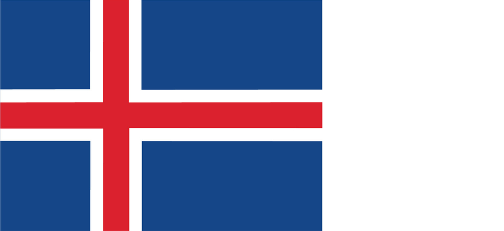 Isländsk flagga