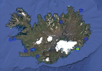 Kort: Kort over Island