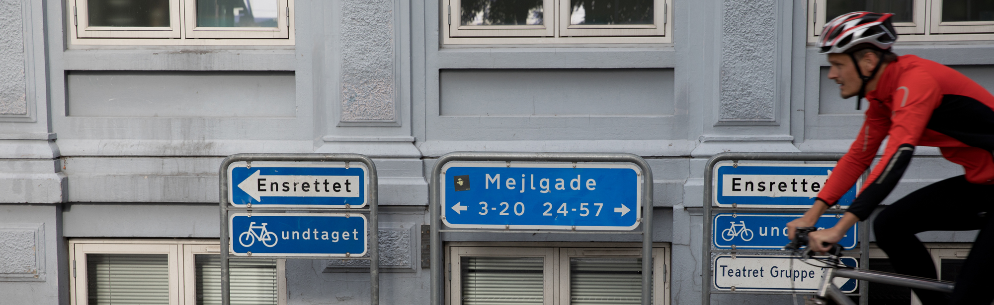Man cycling, Aarhus 