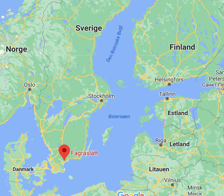Map showing Fagraslätt
