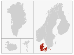 Denmark map