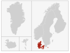 Denmark map