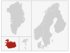 Iceland map