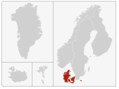 Denmark map