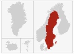Sweden map