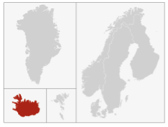 Iceland map