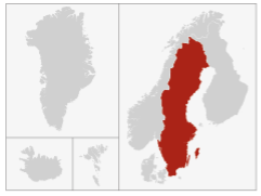 Sweden map