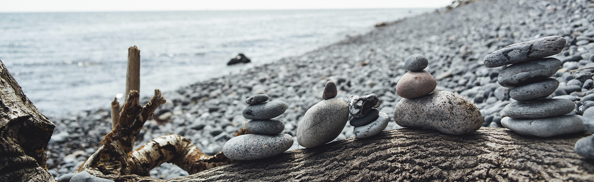 Stones on beach